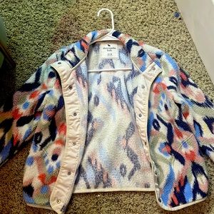 Abercrombie button up jacket size 13/14 kids